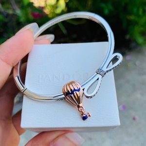 Gold Pandora Hot Air Balloon Charm